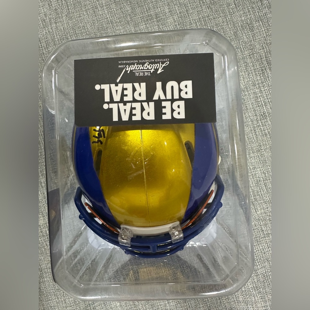 Eric Dickerson Signed Mini Helmet - Picture 6 of 7